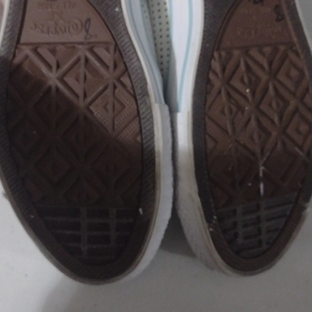 Youth Converse Perforated Sneakers size 6